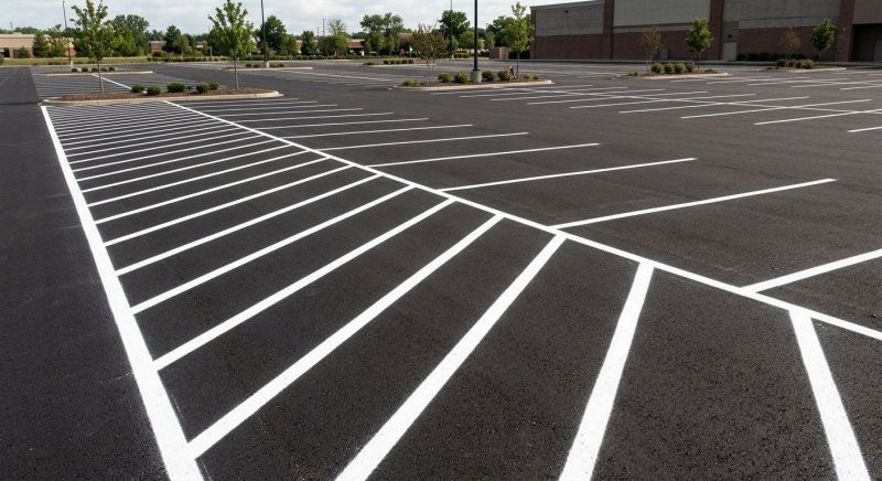 Asphalt Painting in Gwinnett County, GA