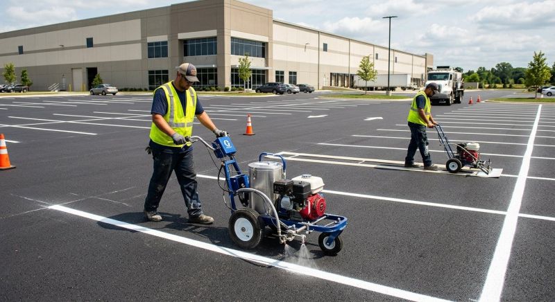 Asphalt Striping in Acworth, GA