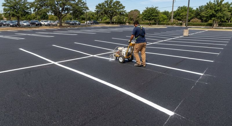 Asphalt Striping in Canton, GA