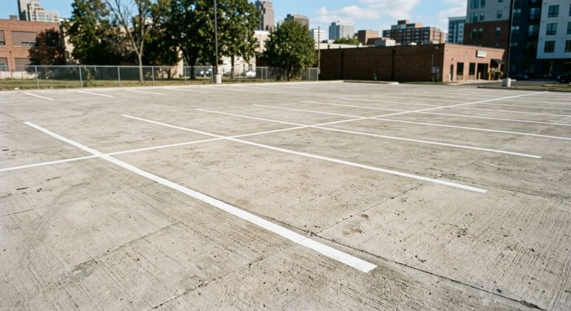 Concrete Parking Lot Striping in Canton, GA