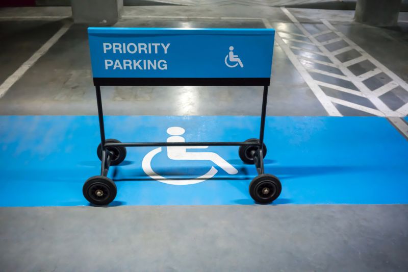 Disability Parking Marking in Gwinnett County, GA