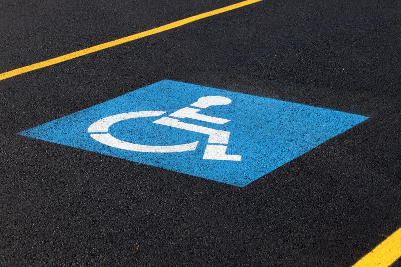 Disability Parking Marking in Houston, TX