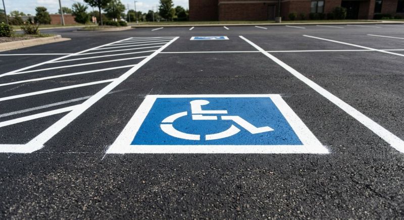 Parking Space Marking in Houston, TX