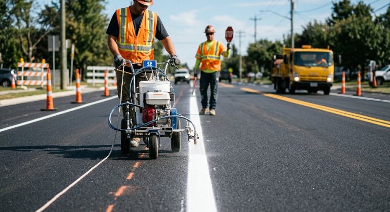 Asphalt Marking in Hilton Head Island, SC