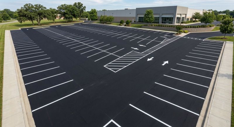 Church Parking Lot Striping in Acworth, GA