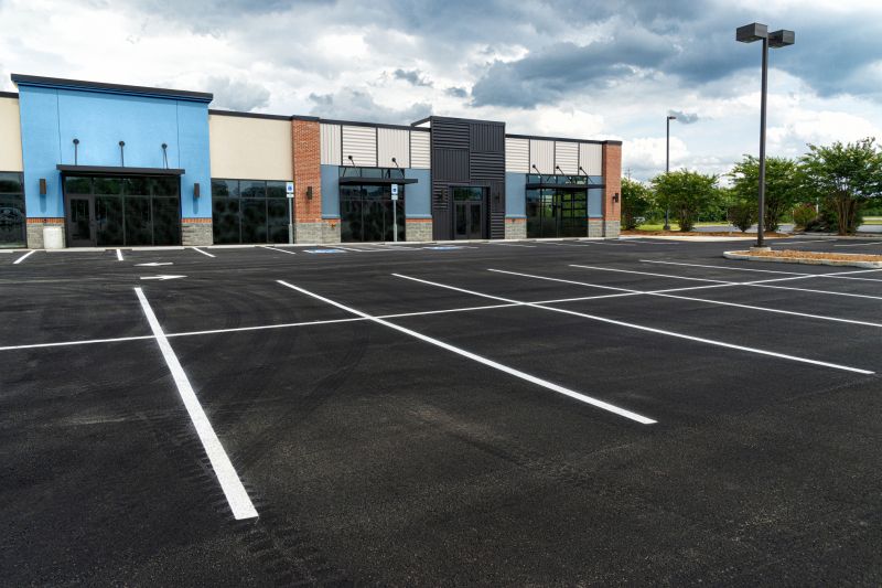 Concrete Parking Lot Striping in Gwinnett County, GA