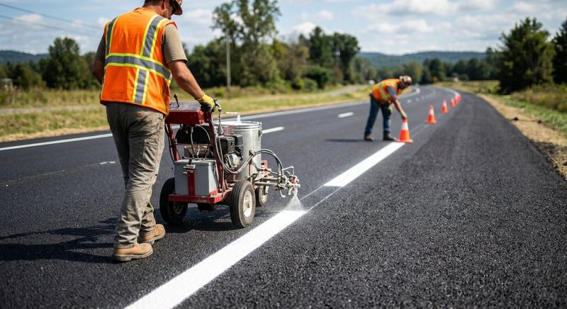 Lane Marking Service in Katy, TX