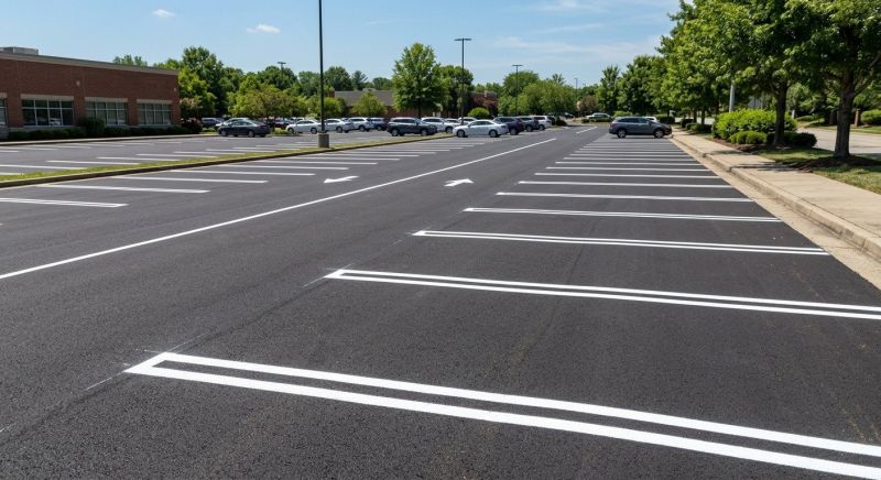 Parking Area Striping in Savannah, GA
