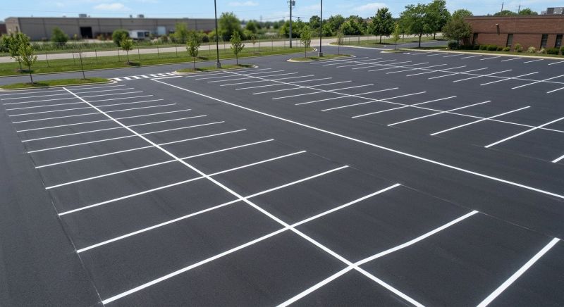 Parking Area Striping in Palm Springs, CA