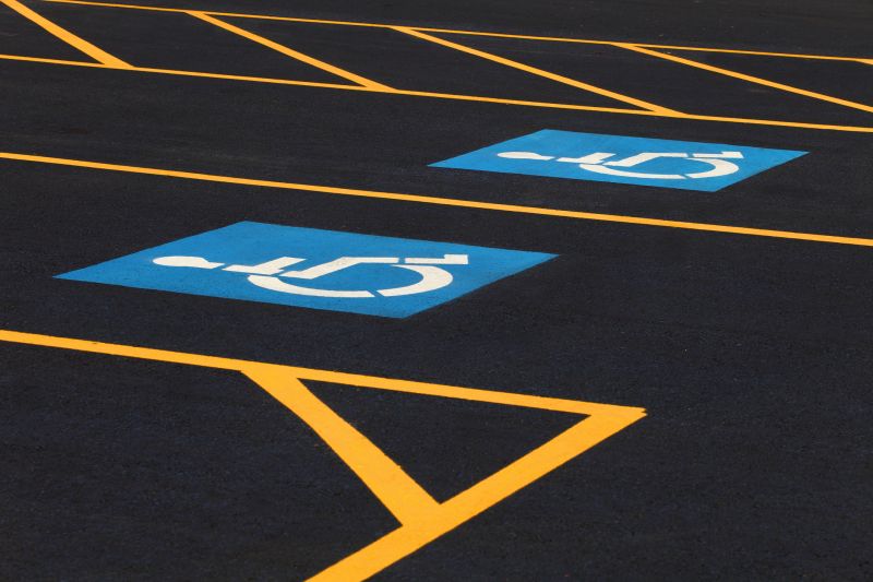 Parking Space Marking in Suwanee, GA